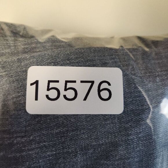 Dockers Pants Women's 14M Mid Rise Curvy Straight Leg Stretch Denim Blue Trouser - Picture 9 of 9